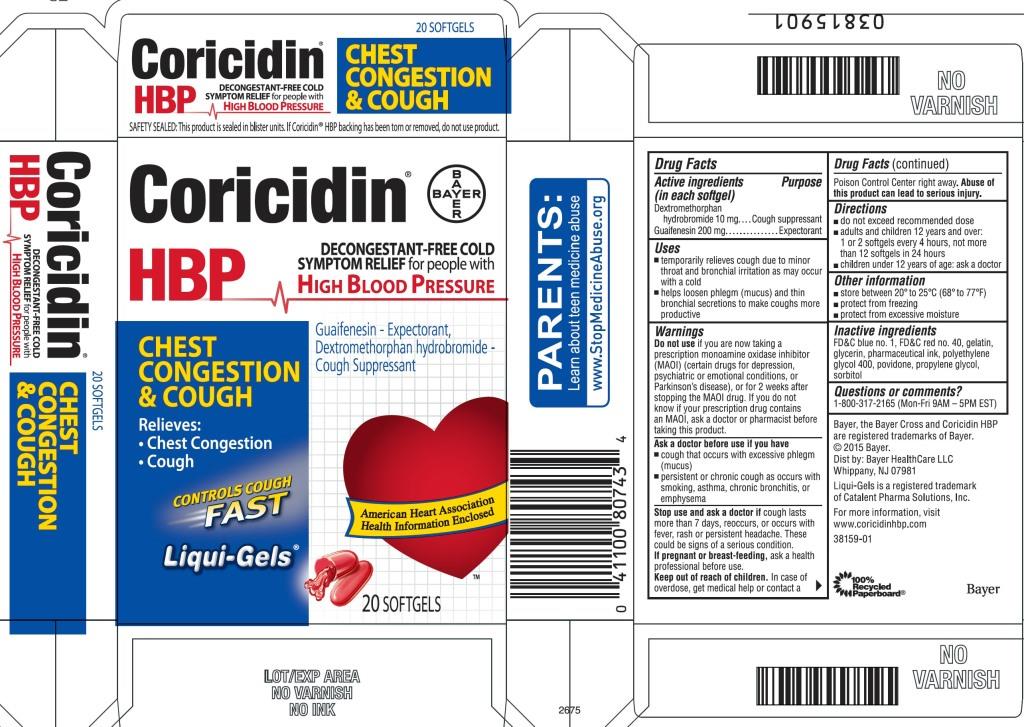 Coricidin HBP Chest Congestion And Cough capsule Gelatin Coated coricidin-hbp-chest-congestion-and-cough-capsule-gelatin-coated